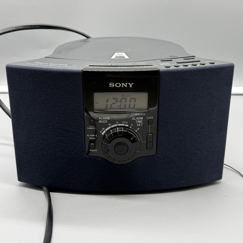 Sony Dream Machine AM/FM CD Clock Radio ICF-CD823 Alarm Clock Tested